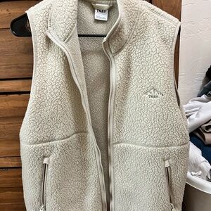 TNA Off-White Sherpa Vest